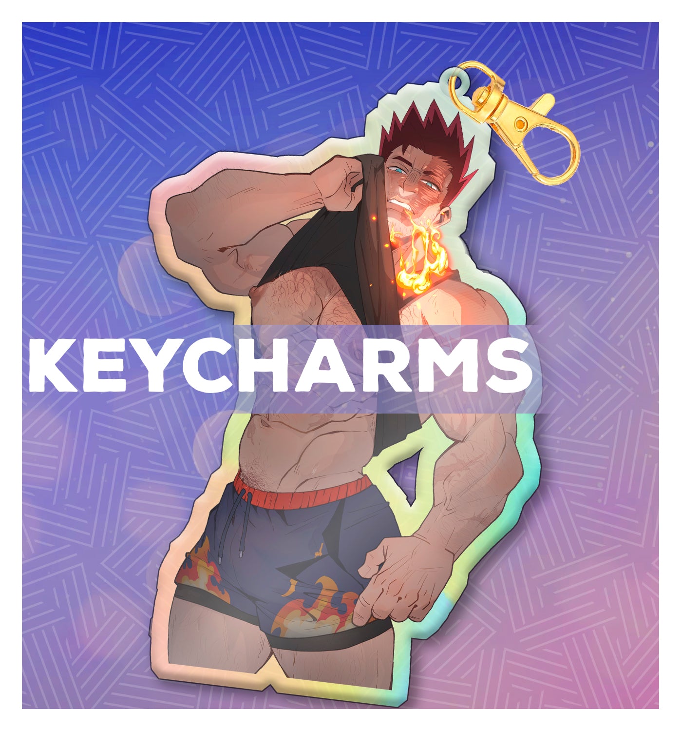 Rainbow Keycharms!